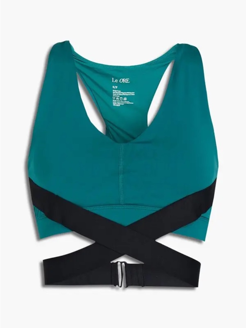 Le Ore Corso Crossover Bra Size Large NWOT